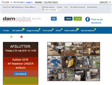 Tablet Screenshot of damonline.dk